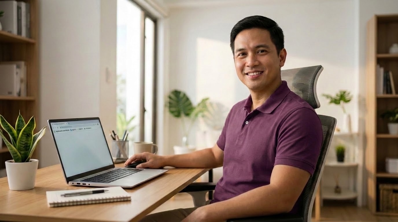 Filipino driver completing LTO registration with CTPL insurance