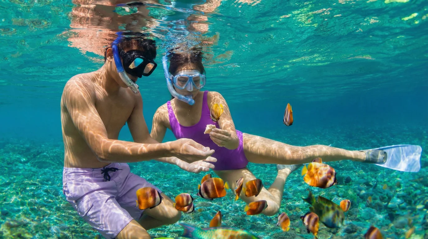 Snorkelling at Sharp Island