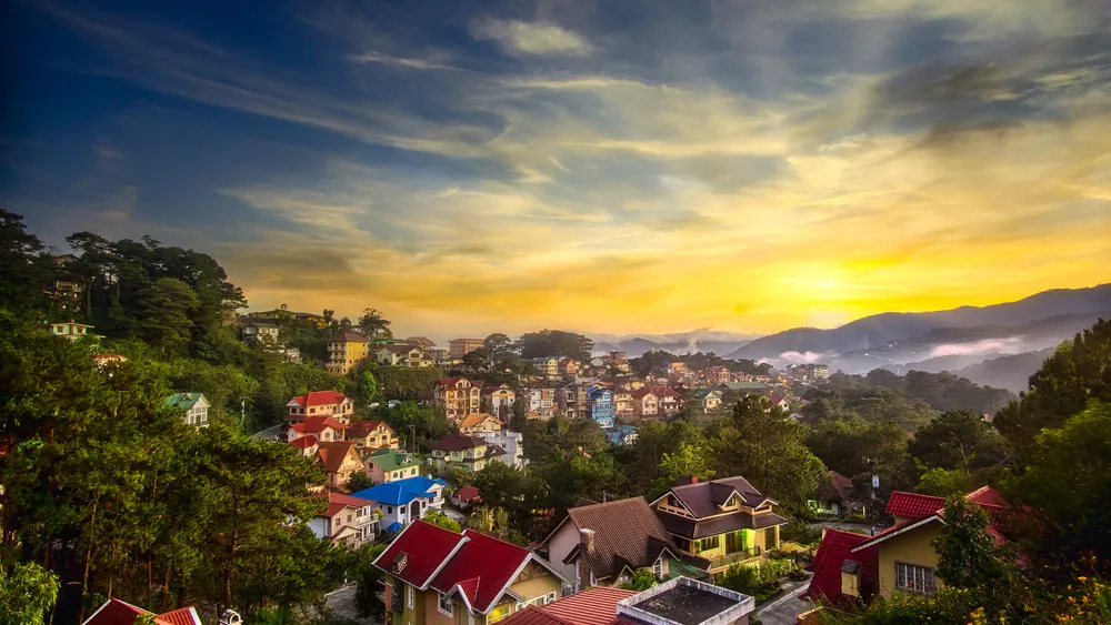 Sunrise in Baguio City, Philippines